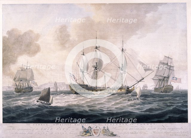 The Pitt, 1787. Artist: Unknown