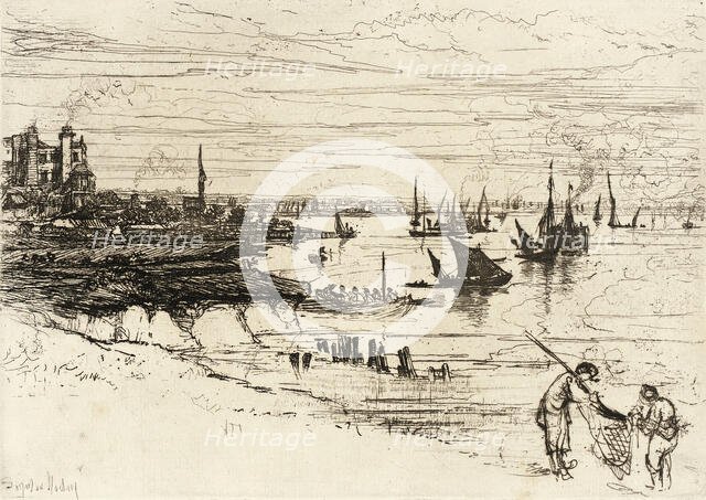 The Inn, Purfleet, 1869. Creator: Francis Seymour Haden.