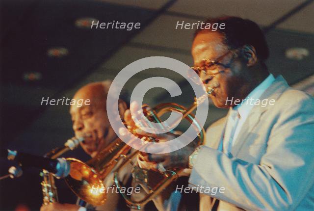 Clark Terry, Jazz Inn Party, Holland, 1989. Creator: Brian Foskett.