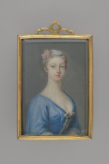 Portrait of Countess Grafin von Furstenberg, c.1740. Creator: Rosalba Giovanna Carriera.