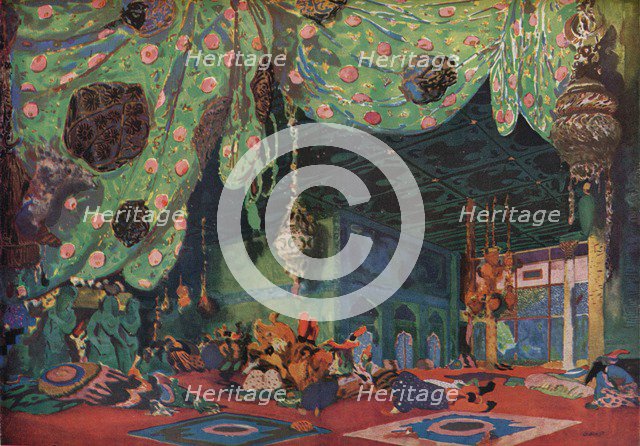 'Setting for Scheherazade', 1910. Artist: Leon Bakst.