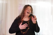 Sara Colman, Sara Colman Band, Watermill Jazz Club, Dorking, Surrey, 28 Jan 2020. Creator: Brian O'Connor.
