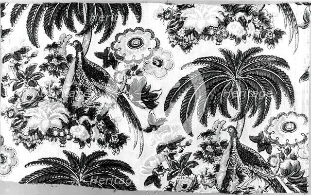 Panel, England, c. 1815. Creator: Bannister Hall Print Works.