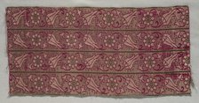 Textile Fragment, late 17th century. Creator: Unknown.