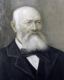 Alexander Ostrovsky, Russian playwright, 1884.  Artist: Alexander Lensky