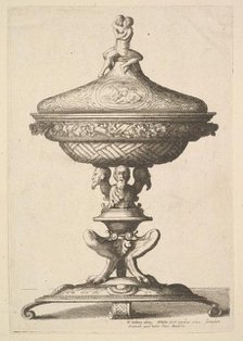 Ornate goblet, 1642. Creator: Wenceslaus Hollar.