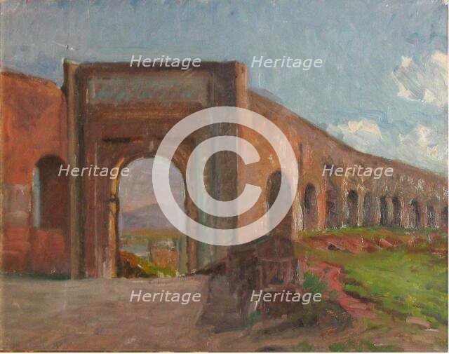 Porta Furba, Rome, 1904. Creator: Albert Gottschalk.