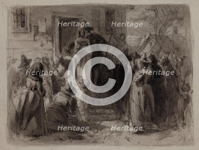 Scarlet Letter, late 19th century. Creator: Felix Octavius Carr Darley.