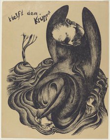 Helft dem Krüppel (Help the Cripples), 1920. Creator: Heinrich Hoerle.