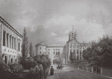 The Imperial Lyceum in Tsarskoye Selo, 1850s. Artist: Schulz, Carl (1823-1876)