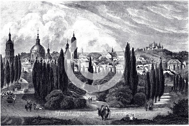View of Lemberg, ca 1845. Artist: Anonymous  
