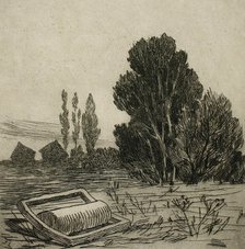 Paysage Brabançon, 1875. Creator: Félicien Rops.