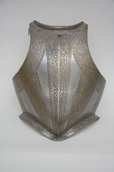 Breastplate from an armour of Francesco Maria II della Rovere...Italian, probably Milan, ca. 1570. Creator: Unknown.