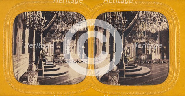 Trone prespective, 1860s. Creator: E Lamy.