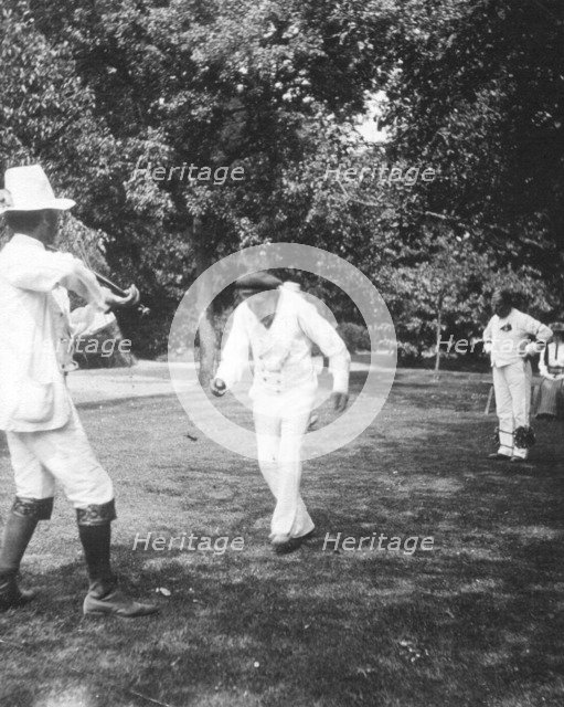 Bampton Morris Dancers, Oxfordshire, Whit Monday, 5 June 1911. Artist: Cecil Sharp