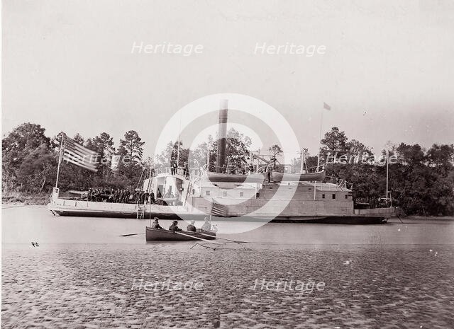 Commodore Perry, Pamunkey River, 1861-65. Creator: Tim O'Sullivan.