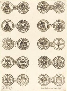 Coins [plate 6]. Creator: Jacques Callot.