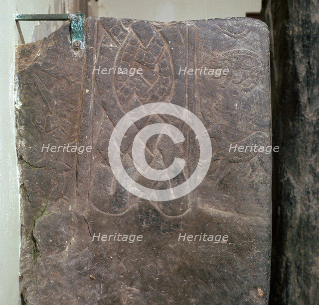 Viking Odin-Stone at Jurby on the Isle of Man, 10th century. Artist: Unknown