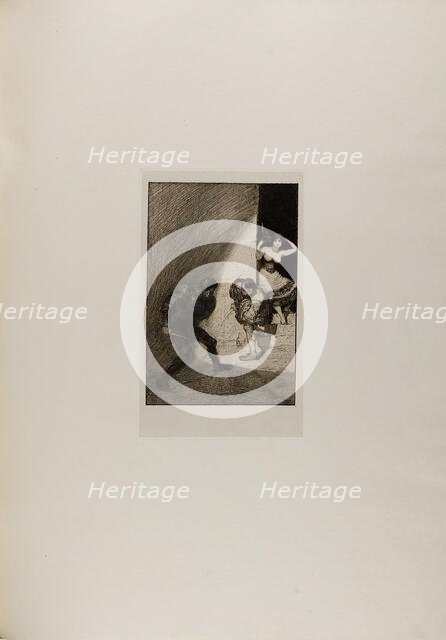 Rivals, plate seven from A Life, 1884. Creator: Max Klinger.