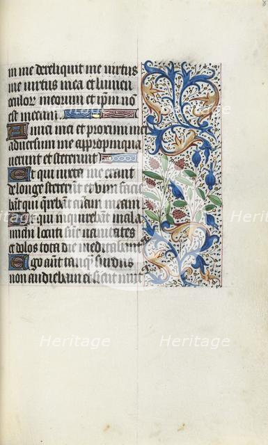 Book of Hours (Use of Rouen): fol. 84r, c. 1470. Creator: Master of the Geneva Latini (French, active Rouen, 1460-80).