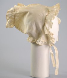 Bonnet, American, ca. 1815. Creator: Unknown.