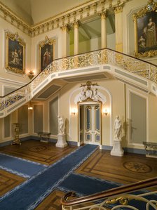 The Staircase Hall, Wrest Park House, Silsoe, Bedfordshire, 2008. Artist: Historic England Staff Photographer.