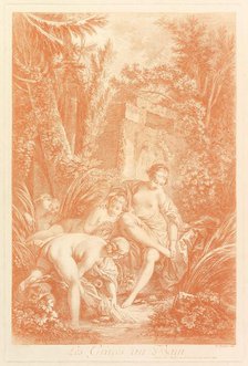 The Grâces au Bain (The Graces at the Bath), 1756. Creator: William Wynne Ryland.