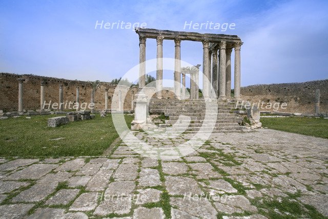 The Temple of Juno Caelestis, Dougga (Thugga), Tunisia. Artist: Samuel Magal