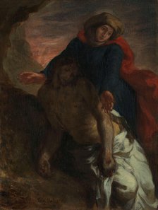 Pietà, c1850. Creator: Eugene Delacroix.