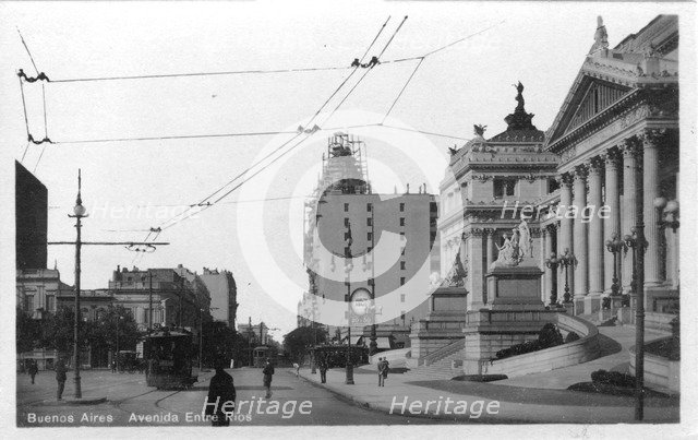 Avenida Entre Rios, Buenos Aires, Argentina, c1900s. Artist: Unknown