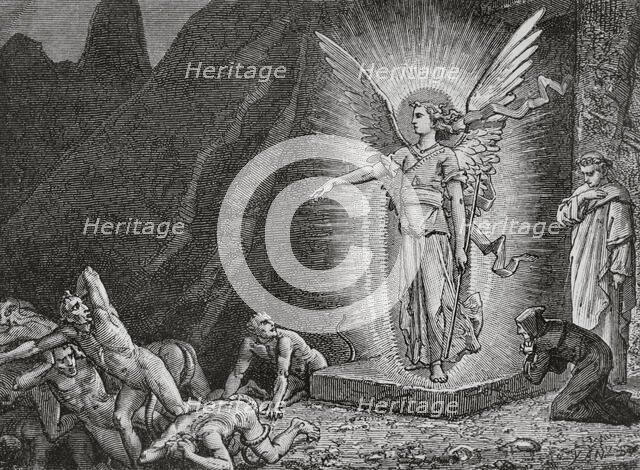 The Divine Comedy (1307-1321): Inferno (Hell), 1888.  Creator: Jean Edouard Dargent.