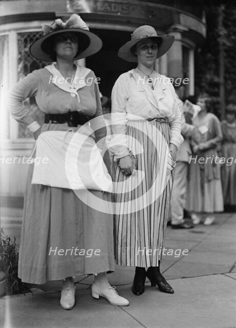 Woman Suffrage - Groups at Headquarters, 1917 or 1918. Creator: Harris & Ewing.