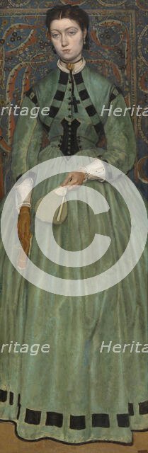 Lucie Leys, the Artist's Daughter, 1865. Creator: Jan August Hendrik Leys.