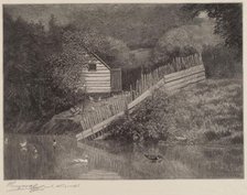 A Duck Pond, 1906. Creator: Henry Wolf.