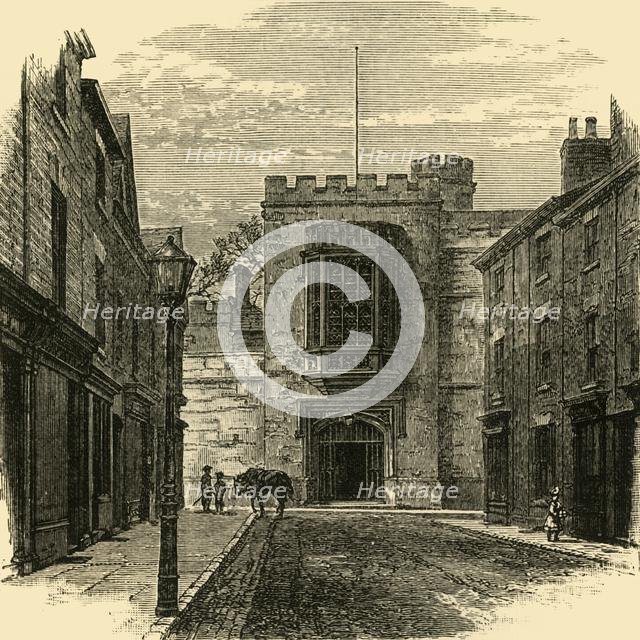 'The School Gateway', 1898. Creator: Unknown.