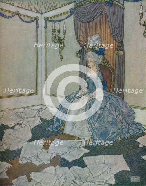 She had read all the newspapers in the world and had forgotten them again, so clever is she, 1912. Artist: Edmund Dulac.