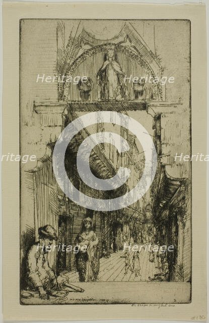 Calle del Paradiso, 1909. Creator: Donald Shaw MacLaughlan.