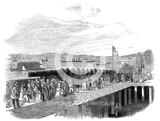 Arrival of "The Great Britain" Steam-Ship at New York, 1845. Creator: Unknown.