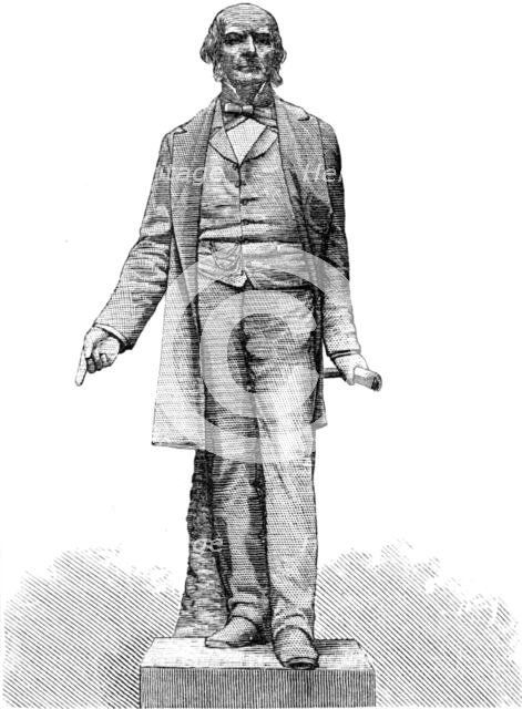 Statue of Mr. Gladstone at the City Liberal Club, 1883. Creator: Unknown.