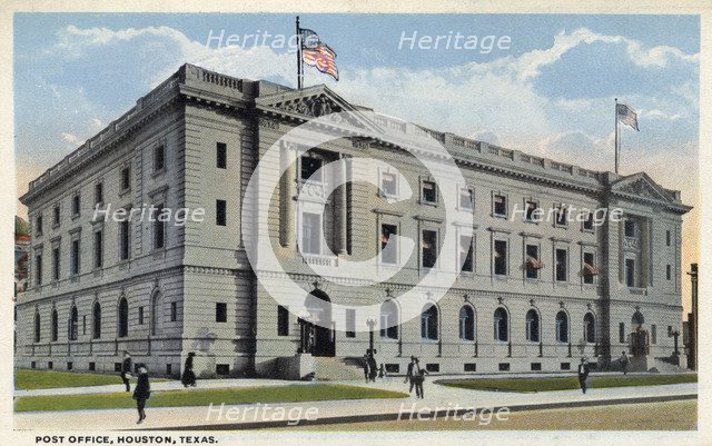 United States Post Office, Houston, Texas, USA, 1918. Artist: Unknown