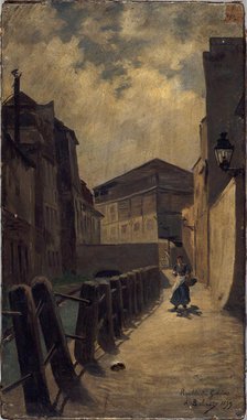 The Bievre, ruelle des Gobelins, 1899. Creator: Alfred Louis Bahuet.