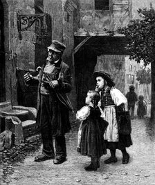 "Please Tell Us The Time!", by F. Sonderland, 1871. Creator: Unknown.