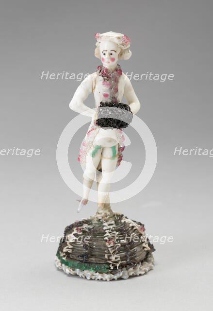 Man Holding Muff, France, 1750/99. Creator: Verres de Nevers.