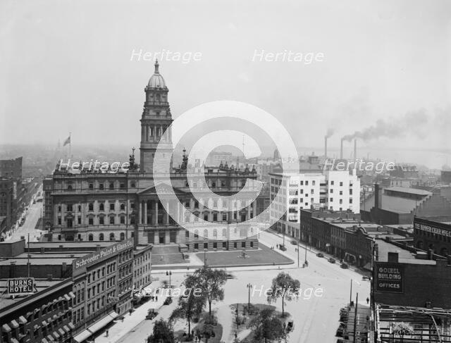 Wayne County Building, Detroit, Mich., between 1902 and 1920. Creator: Unknown.