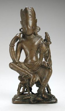 Pensive Bodhisattva, 5th century. Creator: Unknown.