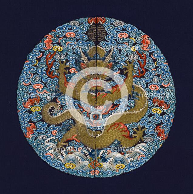 Buzi (Court Rank Badge), China, 1825/50, Qing dynasty(1644-1911). Creator: Unknown.