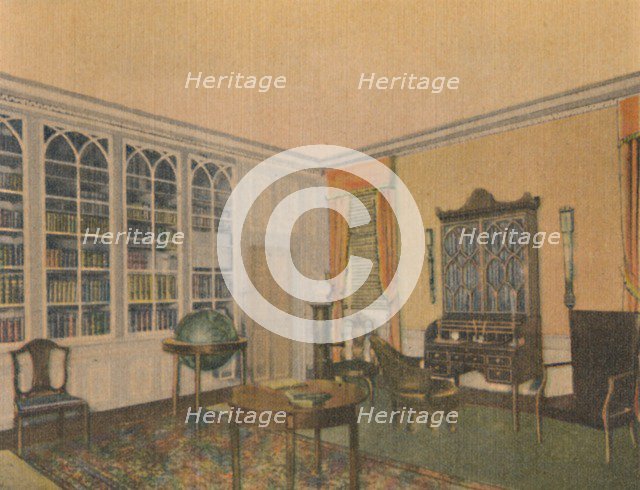 'The Library', 1946. Artist: Unknown.