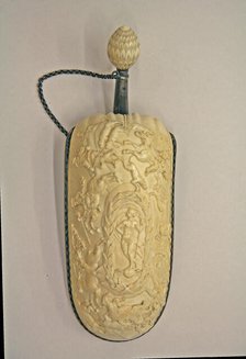 Powder Flask, Bohemian, first half of the 19th century. Creator: Unknown.