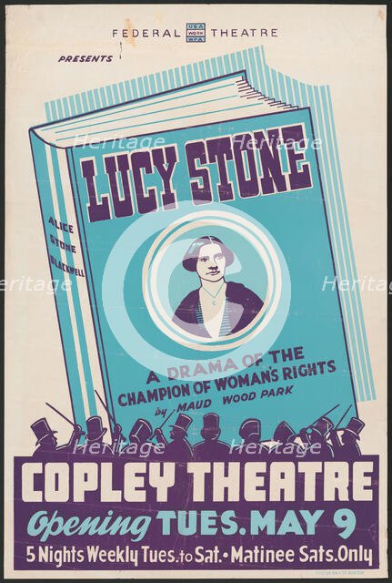 Lucy Stone, Boston, 1939. Creator: Unknown.