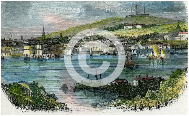 View of Halifax, Nova Scotia, c1870. Artist: Unknown